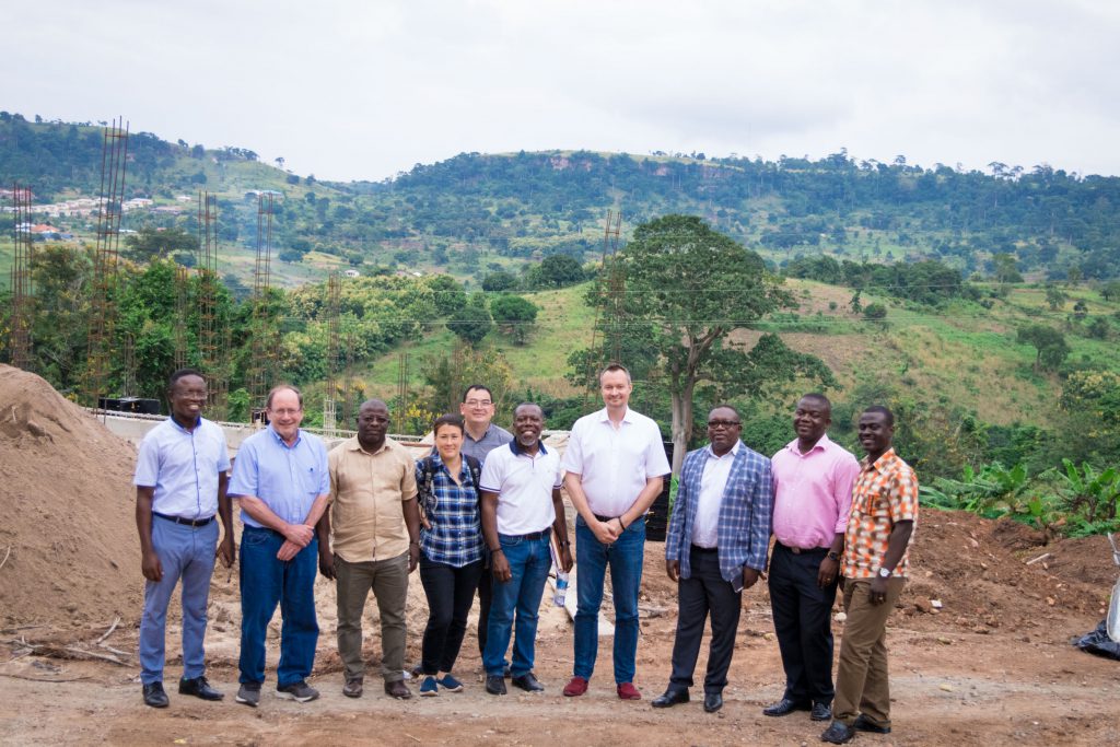Project site in Ghana